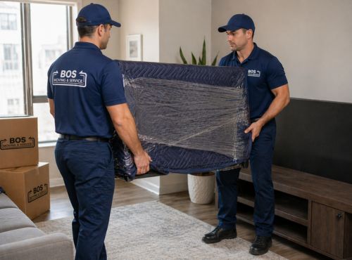 Bos Moving From couches and dressers to TVs, mattresses, and dining tables, we take steps to move your items safely and securely.